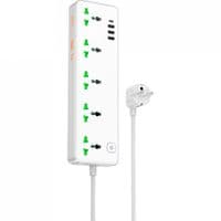 Сетевой удлинитель  HOCO  AC13A Talento 5-position socket(1C3A) White