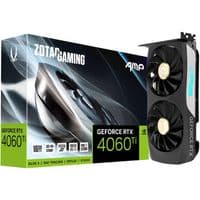 Видеокарта ZOTAC GAMING GeForce RTX 4060 Ti 16 ГБ AMP Два вентилятора IceStorm 2.0, слот 2.2 128 бит 16 ГБ GDDR6 HDMI 2.1a, 3xDP1.4a