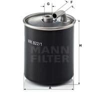 Фильтр топливный Mann WK822/1