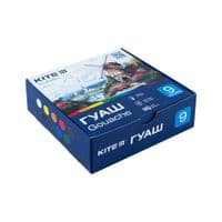 Гуашеві фарби Kite Classic 9 кольорів х 20 мл (K-072)