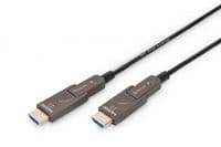 Кабель HDMI (M/M) DIGITUS, 10м, 4K, AOC, чорний