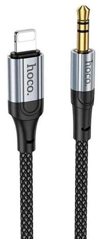 Кабель Lightning - Mini jack 1 м Hoco UPA26, Black