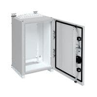 Щит Univers IP55/II 500x300x275, сірий, 1 секція, Hager