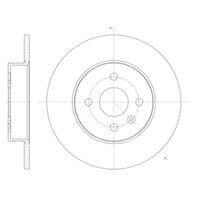 Гальмівний диск REMSA 6789.00