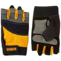 Захисні рукавички DeWALT відкриті, розм. L/9, з накладками на долоні (DPG213L)