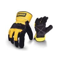 Захисні рукавички DeWALT розм. L/9, зі шкіряною долонею та пальцями (DPG41L)
