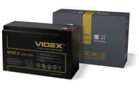 Батарея для ДБЖ 12В 7.2Ач Videx 6FM7.2, Black, 12V, 150x65x95 мм