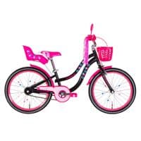 Велосипед Formula Flower Premium 20" 10" St 2024 Черный с розовым (OPS-FRK-20-211)