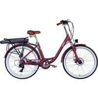 Электровелосипед Dorozhnik eRUBY AM 26" 17" 36B 17.5А*г AL 2024 Темно-красный (ELB-D-26-188)