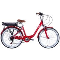 Электровелосипед Dorozhnik eLUX AM 26" 17" 36B 12.5А*ч St 2024 Красный (ELB-D-26-169)