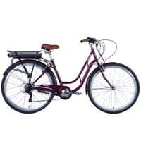 Электровелосипед Dorozhnik eRETRO Vbr 28" 19" 36B 12.5А*г St 2024 Малиновый (ELB-D-28-056)