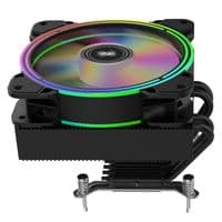 Процесорний кулер 2E GAMING Air Cool AC120T4-ARGB, LGA1700, 1200, 115x, 1366, AM5, AM4, AM3, AM3+, 4pin PWM, 3pin +5VARGB, TDP 130W