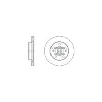 Гальмівний диск HI-Q SD3024