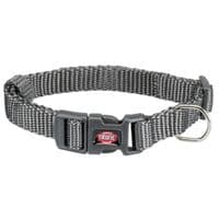 Ошейник для животных Trixie Premium нейлон M–L: 35–55 см/20 мм графитовый (4053032020450)