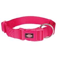 Ошейник для животных Trixie Premium нейлон XS–S: 22–35 см/10 мм фуксия (4053032019546)