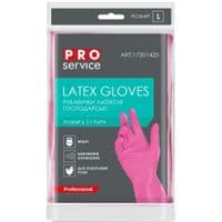 Рукавички господарські PRO service Professional Латексні рожеві 1 пара L (4823071628661)