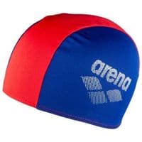 Шапка для плавания Arena Polyester II JR 002468-740 красный, синий Дет OSFM (3468336217658)