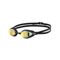 Очки для плавания Arena Air-Speed Mirror 003151-200 желтый, медно-черный Уни OSFM (3468336362747)