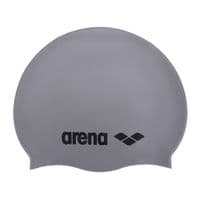 Шапка для плавания Arena Classic Silicone JR 91670-051 серебристый Дет OSFM (3468333887700)