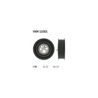 Ролик натяжителя ремня SKF VKM 11001