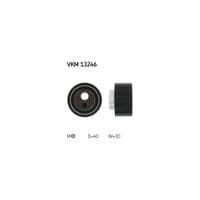 Ролик натяжителя ремня SKF VKM 13246