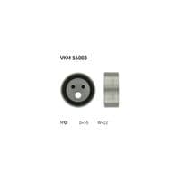 Ролик натяжителя ремня SKF VKM 16003