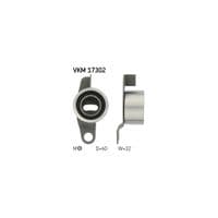 Ролик натяжителя ремня SKF VKM 17302