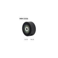 Ролик натяжителя ремня SKF VKM 33316