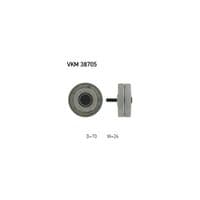 Ролик натяжителя ремня SKF VKM 38705