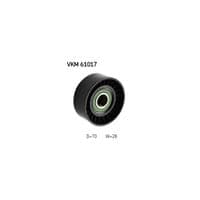 Ролик натяжителя ремня SKF VKM 61017