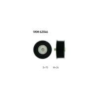 Ролик натяжителя ремня SKF VKM 62046