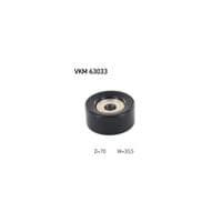 Ролик натяжителя ремня SKF VKM 63033