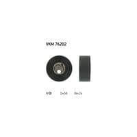 Ролик натяжителя ремня SKF VKM 76202