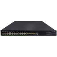 Комутатор H3C S5170-28S-HPWR-EI L2 Ethernet з 24*10/100/1000BASE-T портами та 4*1G/10G BASE-X SFP Plus портами, (змінний струм), PoE+ 370 Вт