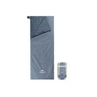 Спальный мешок Naturehike сверхлегкий Ultralight LW180 NH21MSD09 левый (15°C) p-p M серо-синий (6927595777947-L)
