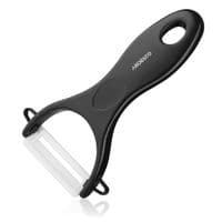 Овощечистка керамическая Ardesto Fresh, керамика, пластик, черный
