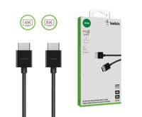 Кабель HDMI (M/M) Belkin 2м, 2.1, High Speed Ethernet, чорний