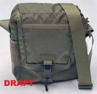 Сумка плечова 2Е Tactical, магнітний замок, 5 відсіків, зелена