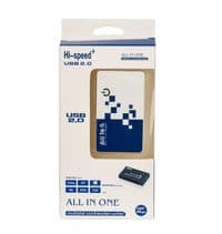 Кардридер USB 2.0 Atcom TD2029 MS, SD, microSD/TF, M2 Черный (AT10729)