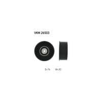Ролик натяжителя ремня SKF VKM 26503