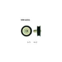 Ролик натяжителя ремня SKF VKM 61011