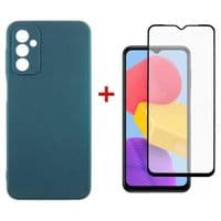 Чохол до мобільного телефона Dengos Samsung Galaxy A04s Case + Glass (Green) (DG-KM-78)