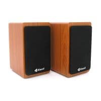 Колонки 2.0 Kisonli X23 для ПК и ноутбука, USB + 3.5mm, 2x5W, 30Hz- 15KHz, 110 х 127 х 183mm, Чорнi