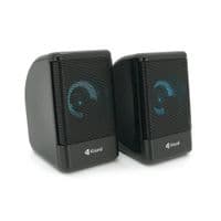 Колонки 2.0 Kisonli L-8080 для ПК и ноутбука, USB + 3.5mm, 2x3W, 20Hz-20KHz, 20X11X13mm, black