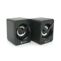 Колонки 2.0 Kisonli L-1040 для ПК и ноутбука, USB + 3.5mm, 2x3W, 20Hz-20KHz, 20X11X13mm, black