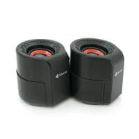 Колонки 2.0 Kisonli A-909 для ПК и ноутбука, USB + 3.5mm, 2x3W, 20Hz-20KHz, 190х95х110mm, черные