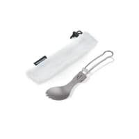 Ложка-виделка туристична Naturehike NH19C001-J сіра з мішечком (6927595734759)