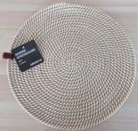 Килимок сервірувальний Ardesto, 38см, поліестер, кругла, зелений світлий