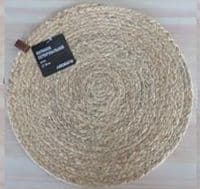 Килимок сервірувальний Ardesto, 38см, соломка, кругла, зелений світлий