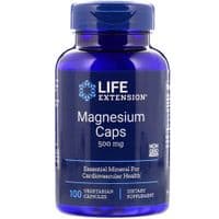 Мінерали Life Extension Магній, Magnesium, 500 мг, 100 вегетаріанських капсул (LEX-14591)